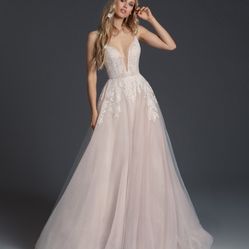 HAYLEY PAIGE WEDDING DRESS Fiona Gown NEVER USED