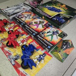 Mighty Morphin Power Rangers Collection Lot Green Ranger Red Ranger Power Ranger