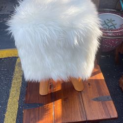 Rosdorf Park Trombley Solid Wood Accent Stool