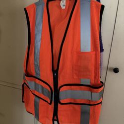 Orange Reflective Safety Vest 