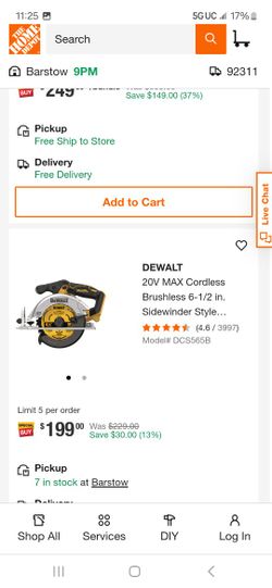 Dewalt Saw