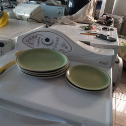 4 Plates 2 Saucer. for $3