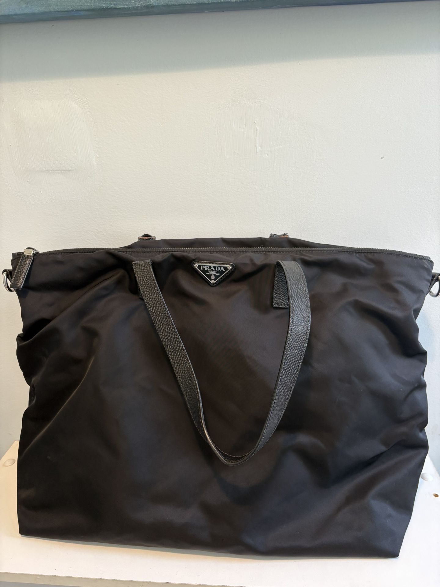 Nylon Tote Bag ~19”x12”