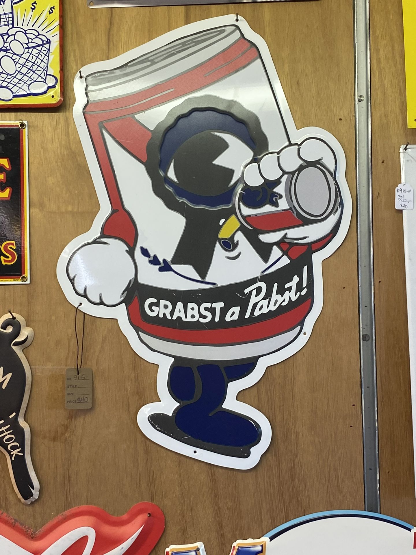 Pabst Blue Ribbon Sign