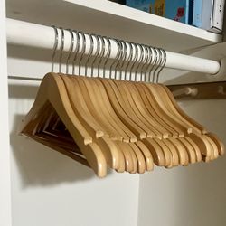 Baby Toddler Wood Clothes Hangers
