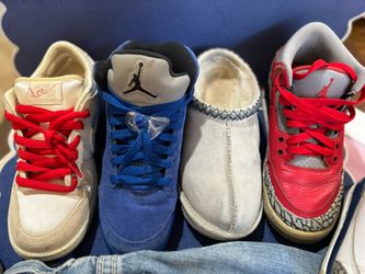 Jordan’s, Uggs, True Religion, Nike Dunks