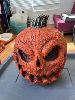 Talking Home Depot Halloween pumpkin