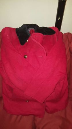 Bomley red coat for women