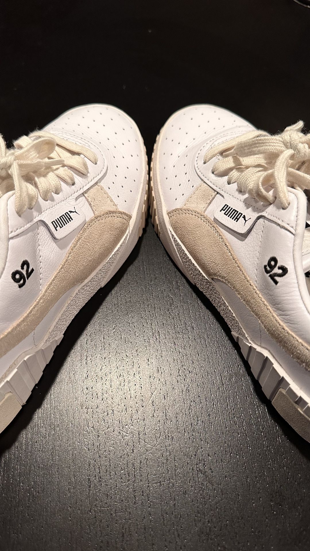 PUMA Cali Sneakers – White – Women’s Size 8 – Like New