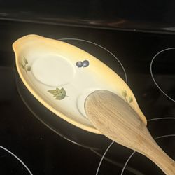 Home Interiors Sonoma Villa Collection Ceramic Spoon Rest