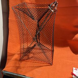 (Total 4) Electro Plated Steel Prawn Trap