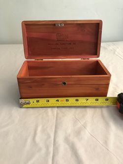 Small Cedar Keepsake Box