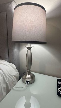 2 IKEA STORKLINTA nightstands with 2 drawers + glass top protectors.