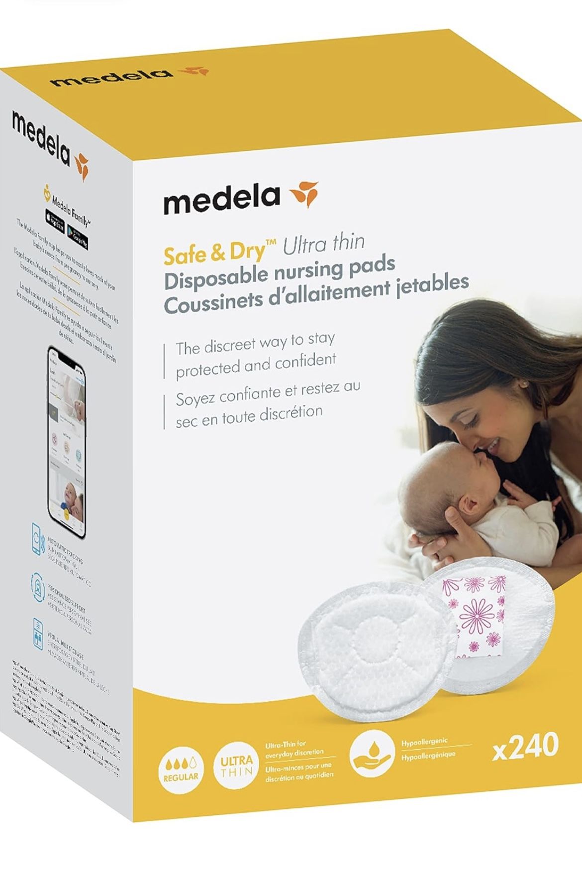 nursing pads 240 count