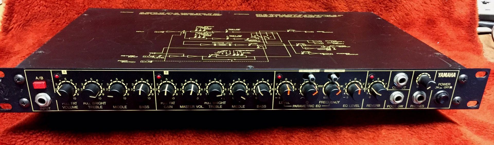 Yamaha PG-1 Guitar Preamp w/ spring reverb