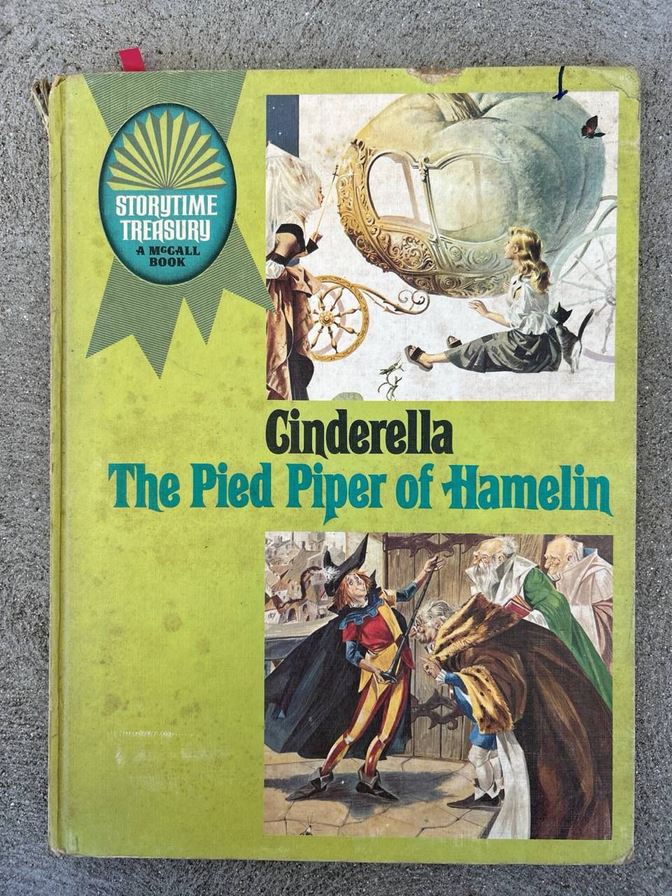 Story time Treasury Cinderella The Pied Piper Of Hamelin 1969