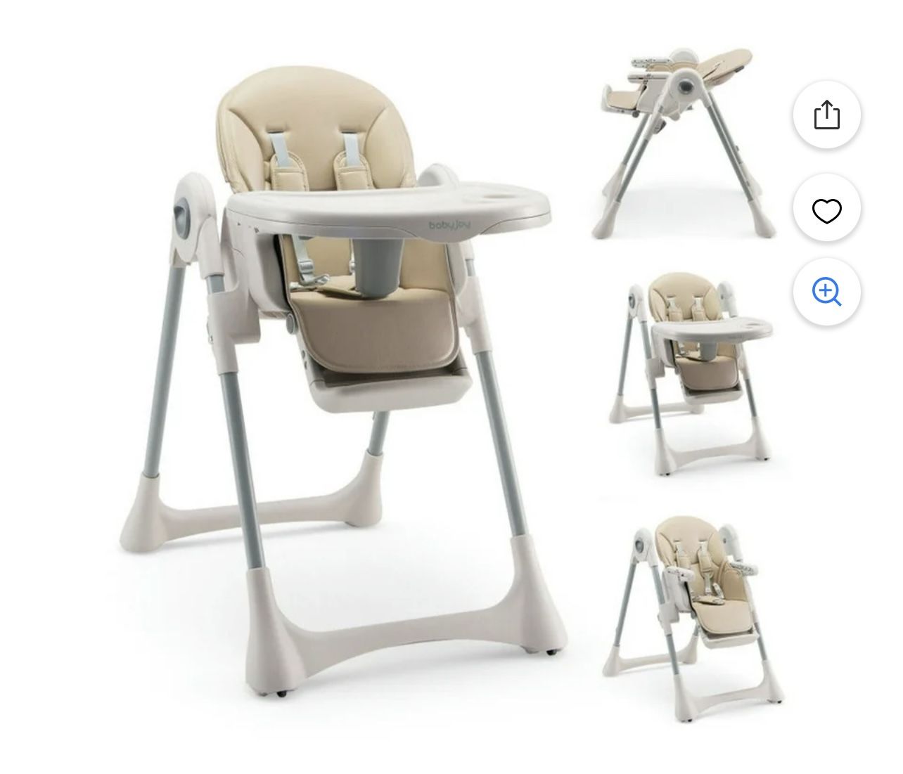 BABY JOY Convertible High Chair for Babies