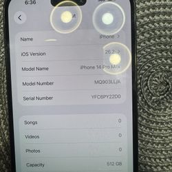 iPhone 14 Pro Max 512 Gig