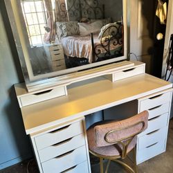 IKEA Vanity With Mirror