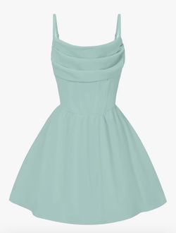 Girls mint green summer dress size 12.