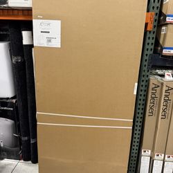 Jetcoat 60-in W × 32-in D x 78-in H Carrara White 5.0 -Piece Glue Up Alcove Shower panel kit