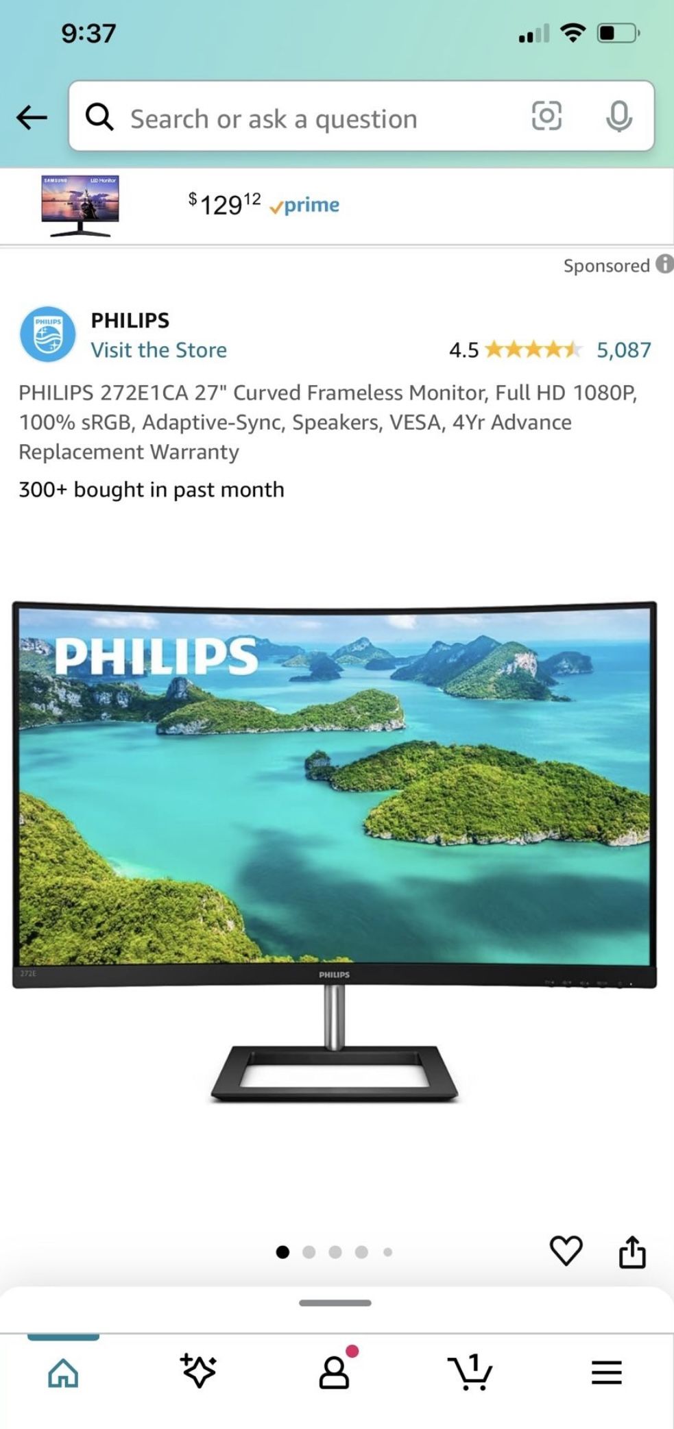 Philips Curved Monitor