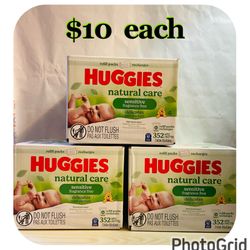 Huggies Baby Wipes (352 Ct Each Box) 