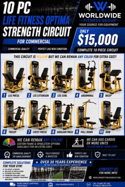 Life Fitness Optima Strength Circuit $15,000