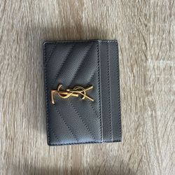 New YSL Wallet (Fog color)