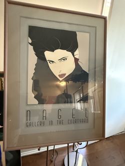Patrick Nagel Art Print 1980s