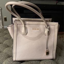 Cream Michael Kors Medium Tote