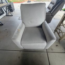 Fabric recliner beige