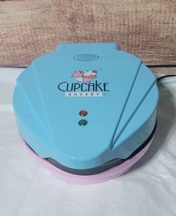 Nostalgia Electrics Cupcake Bakery Maker – Pastel Pink & Blue Mini Cupcake Baker