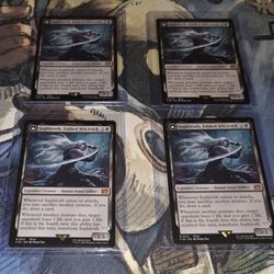 4 X MTG Final Fantasy Sephiroth, Fabled SOLDIER/Sephiroth One-Winged Angel  Mythic #0115 