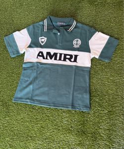 Green amiri short sleeve poli