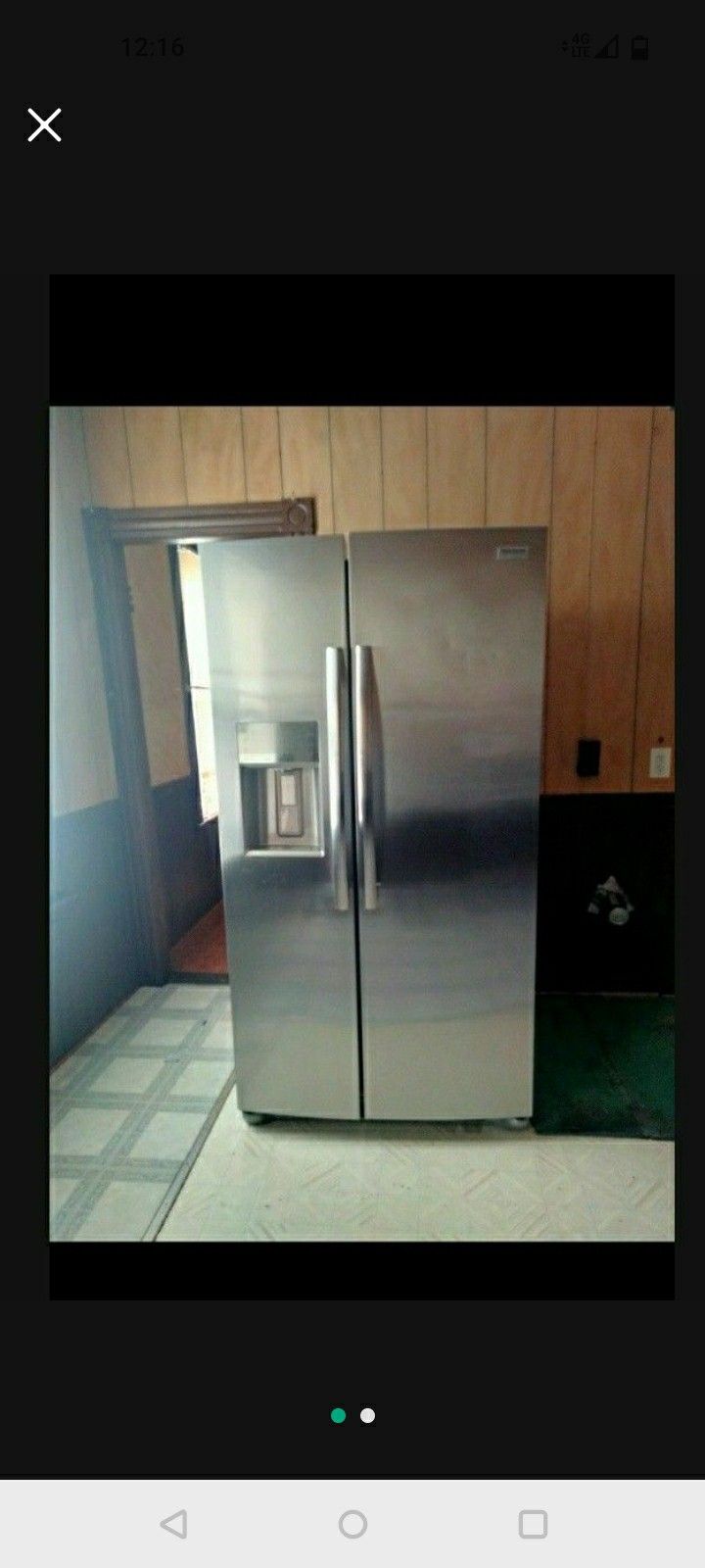 Refrigerator must pickup