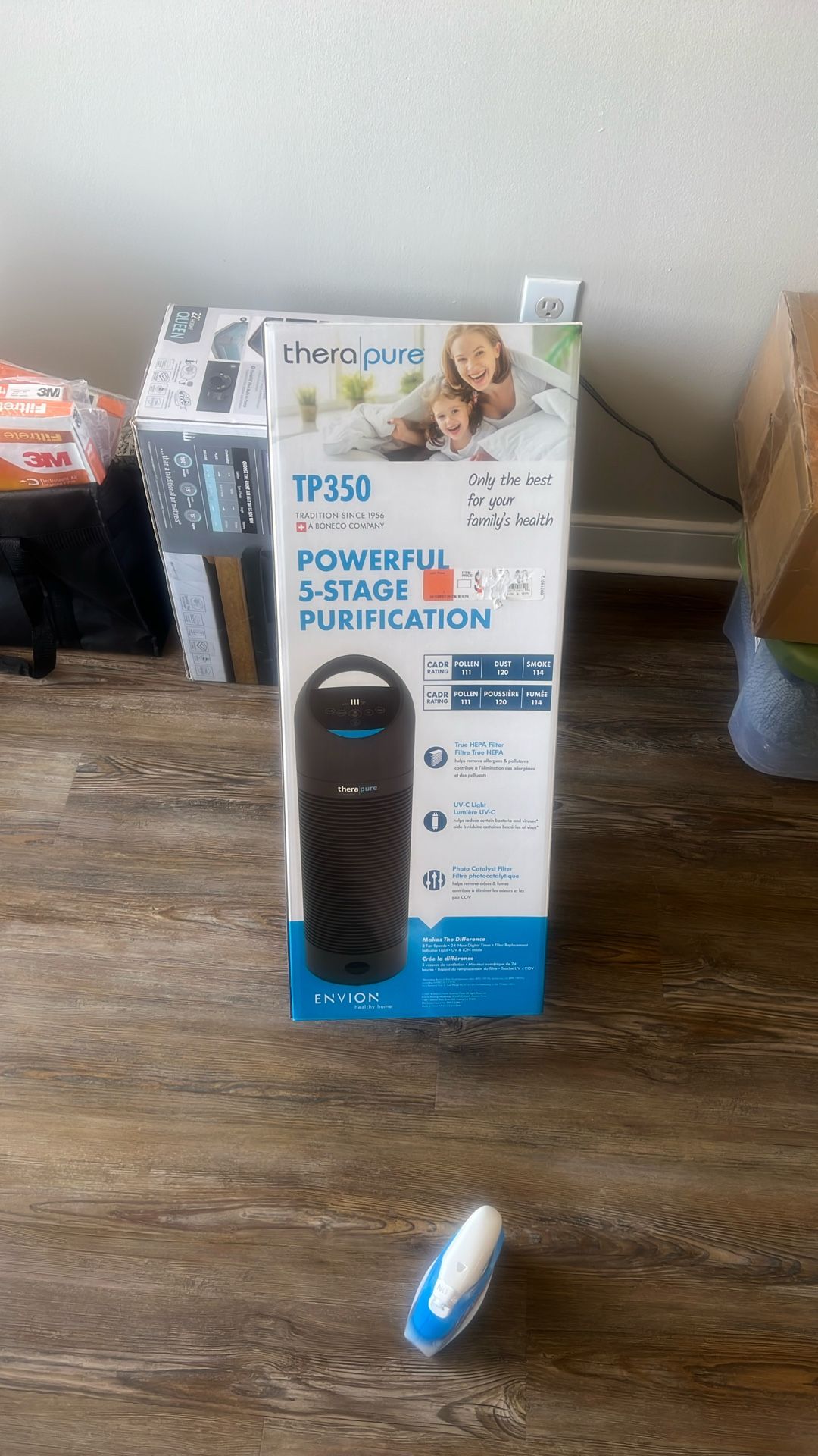 TheraPure HEPA 5 Stage Air Purification Tower NIB