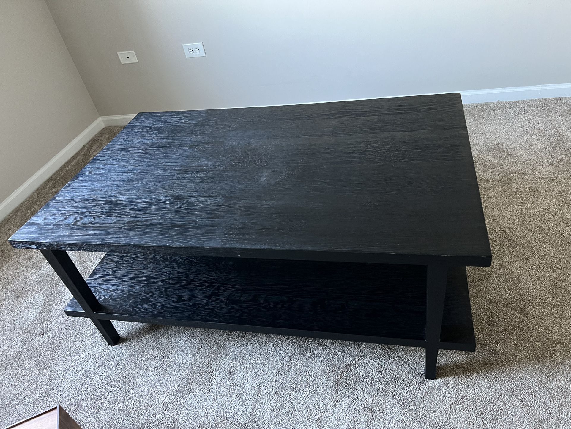 NEW COFFEE TABLE FROM CRATE AND BARREL