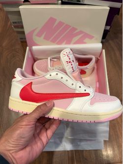 Travis Scott x Air Jordan 1 Retro Low OG "Tropical Pink”