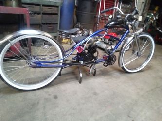 Custom Motorized Chopper Cruiser Bicycle
