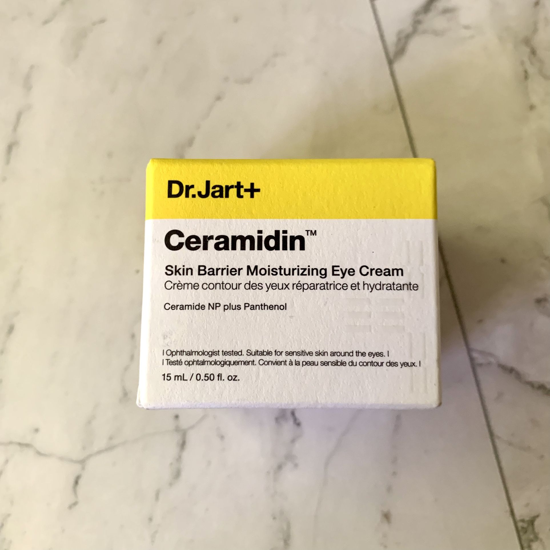 Dr. Jart+ Ceramidin Skin Barrier Moisturizing Eye Cream 0.50 oz full size