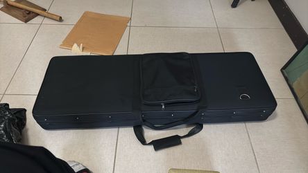 Large Black Keyboard Gig Bag with Accessory Pocket