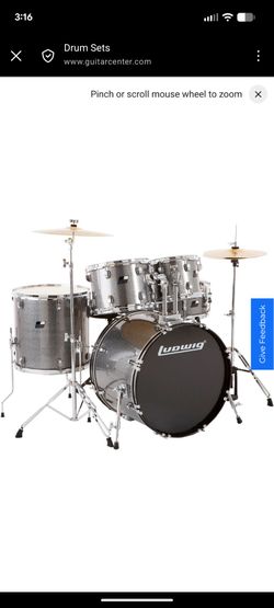 Drum set extra cymbal and practice pads