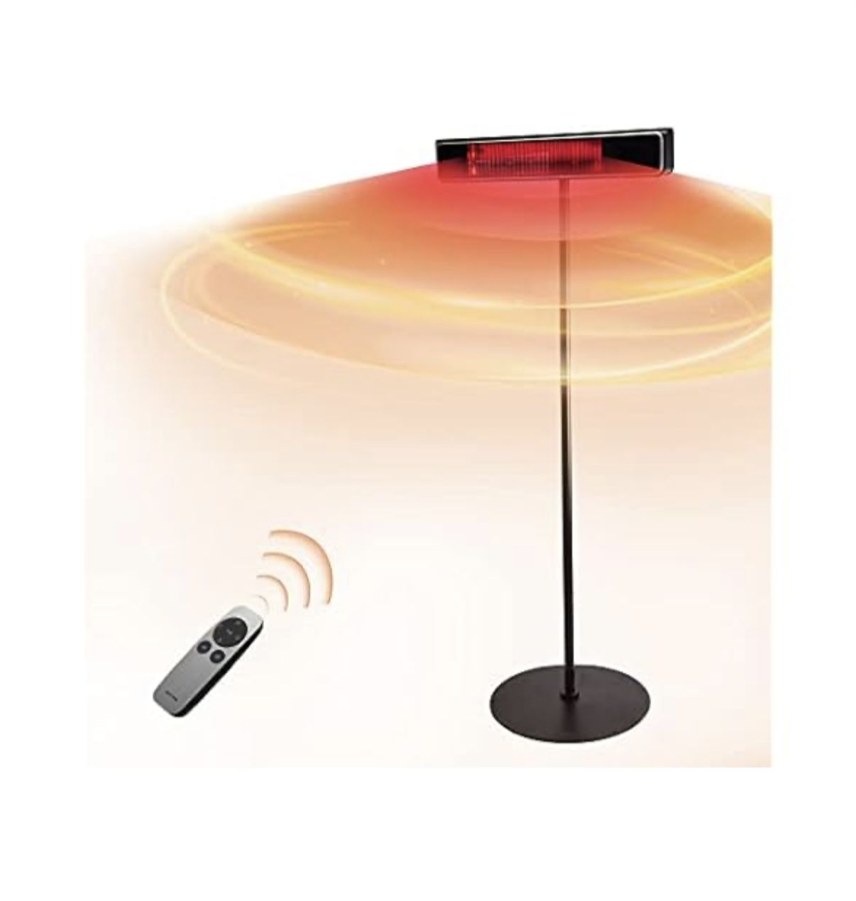 EAST OAK Patio Heater Electric, 1500W