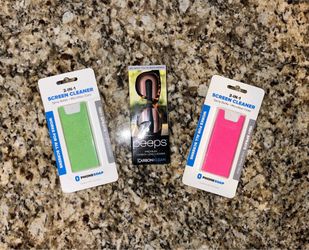 New peeps carbonklean + 2 in 1 Screen Bundle - Glasses, phone and tablet cleaning kit