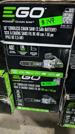 Ego 16in Cordless Chainsaw