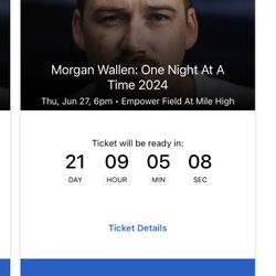 Morgan Wallen Tickets June 27th 