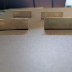 20 Brass place card Holders 