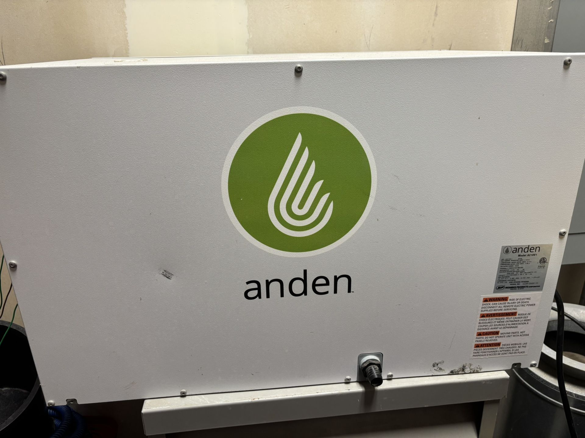 210 Qt Andon Dehumidifier. Runs Great. Great Deal!