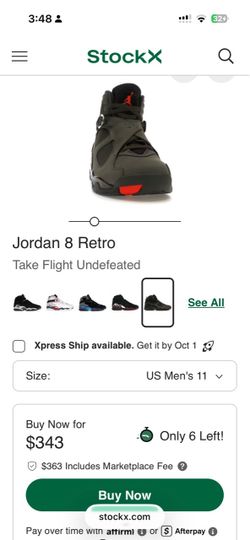 Air Jordan 8 Retro Take Flight Undefeated